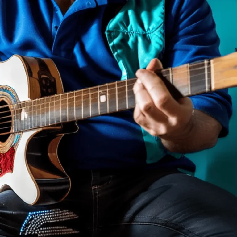 All the Musical Instruments That Start With The Letter G 1 A man playing an acoustic guitar.